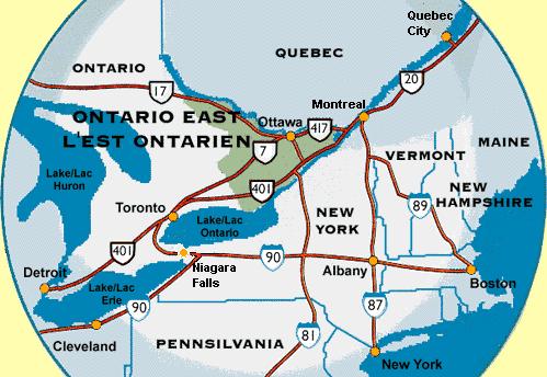 Map to Belita in Ottawa, Ontario