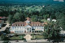 North Conway historic Eastern Slope Inn aerial view